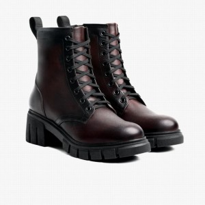 Thursday Boots Coda Naisten Nauhasaappaat Mustat Pinkki | QRQ3320UJ