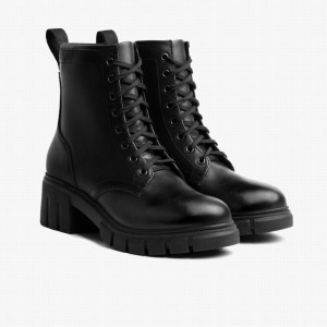 Thursday Boots Coda Naisten Nauhasaappaat Mustat | TNP2155NY