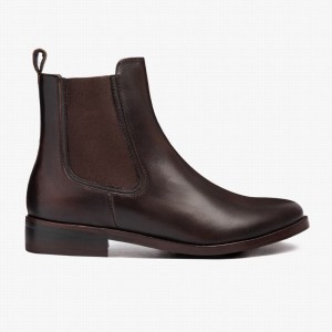 Thursday Boots Duchess Naisten Chelsea Nilkkurit Mustat Kahvi | BQE250DW