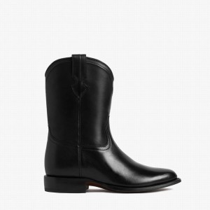 Thursday Boots Frontier Miesten Western Saappaat Mustat | VNU721QL