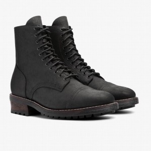 Thursday Boots Logger Miesten Nauhasaappaat Mustat | HMC210JM