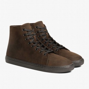 Thursday Boots Premier Miesten Korkeavartiset Tennarit Ruskea | ADL5524WU