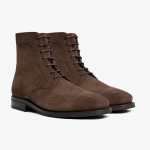 Thursday Boots Wingtip Miesten Nauhasaappaat Suklaa | IBV2487MY