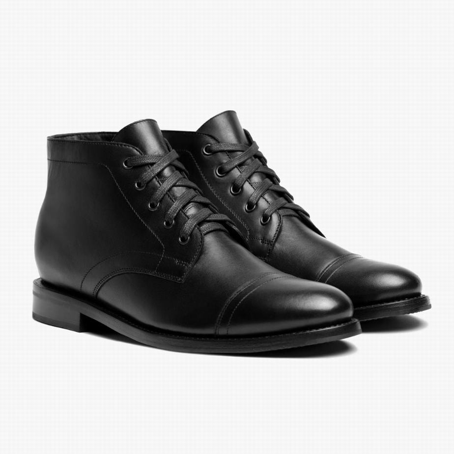 Thursday Boots Cadet Miesten Chukka Saappaat Mustat | COJ563WU