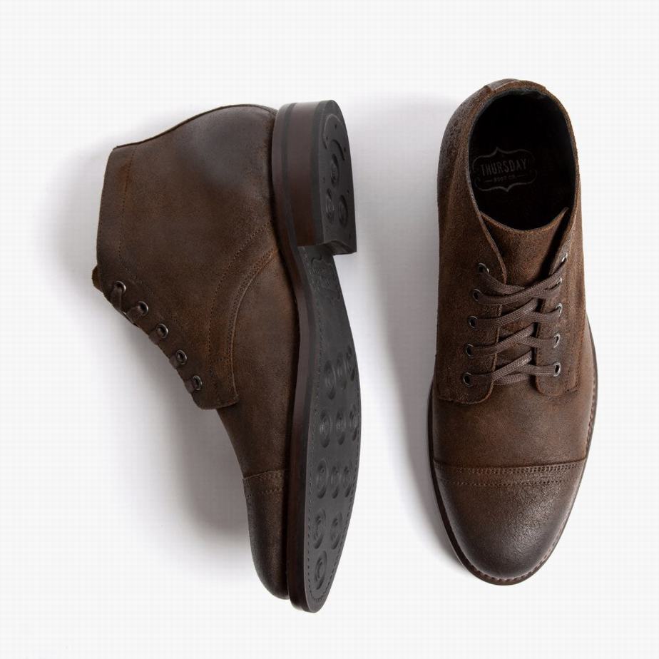 Thursday Boots Cadet Miesten Chukka Saappaat Mocha | YVN3181JK