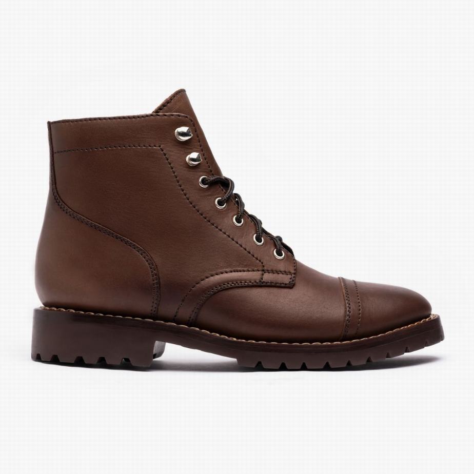 Thursday Boots Captain StormKing® Miesten Nauhasaappaat Suklaa | ECC2879RH