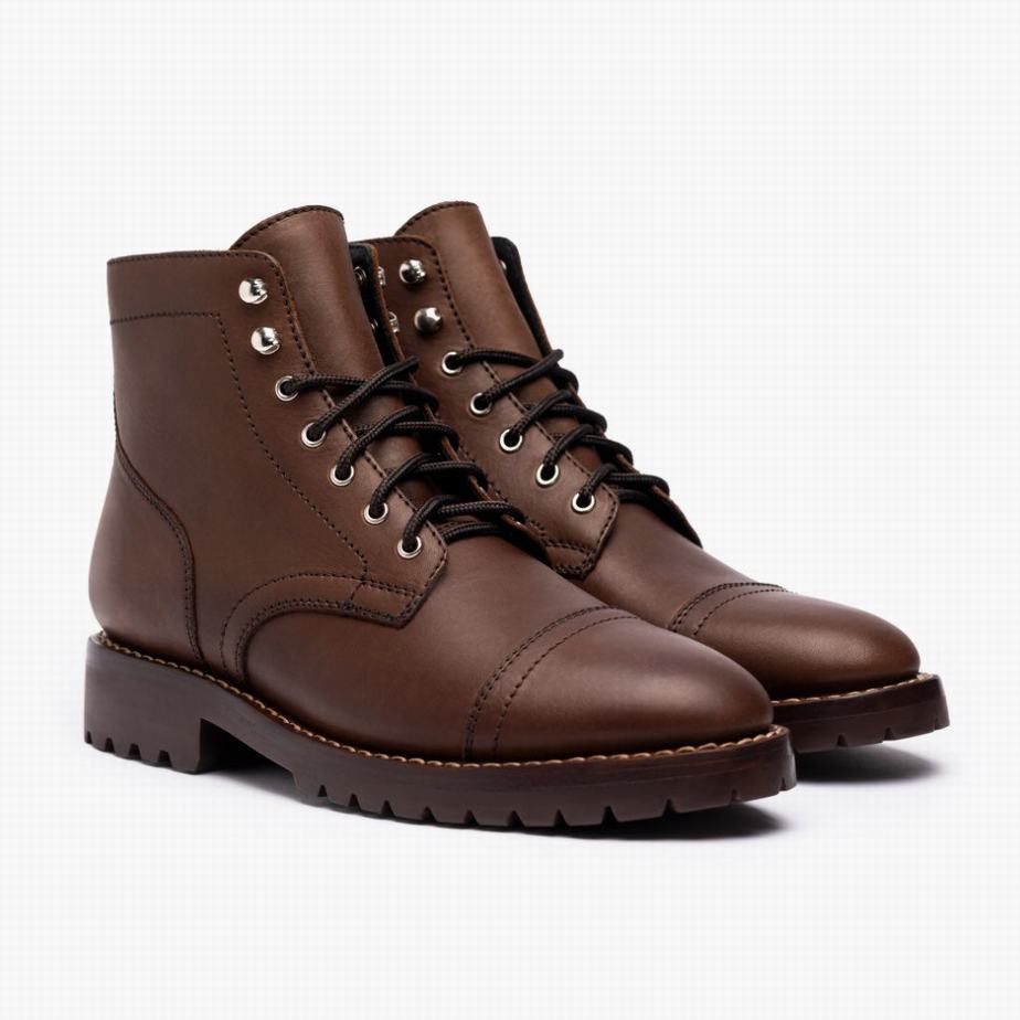 Thursday Boots Captain StormKing® Miesten Nauhasaappaat Suklaa | ECC2879RH