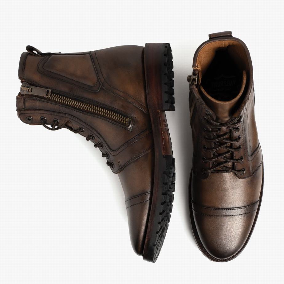 Thursday Boots Casa Moto Miesten Nauhasaappaat Suklaa | YDR9568YQ