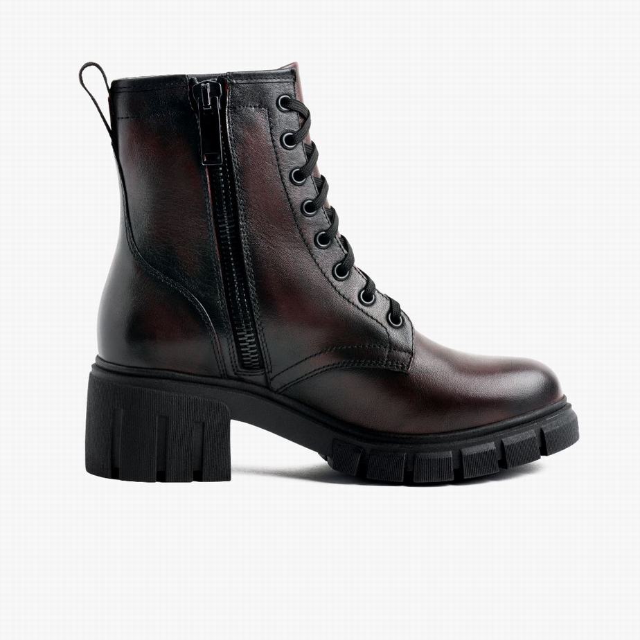 Thursday Boots Coda Naisten Nauhasaappaat Mustat Pinkki | QRQ3320UJ