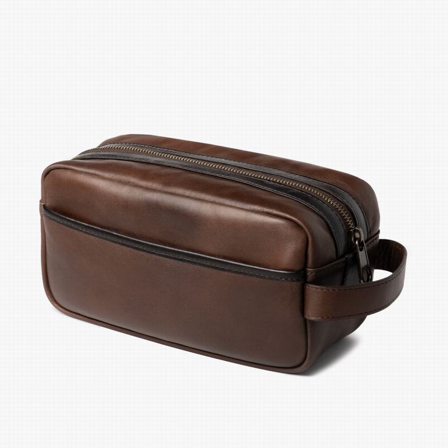 Thursday Boots Dopp Kit Miesten Toilettilaukku Suklaa | XFE2616GF