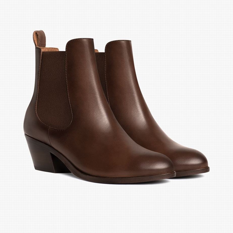 Thursday Boots Duchess Bootie Naisten Chelsea Nilkkurit Kahvi | YHQ617DQ