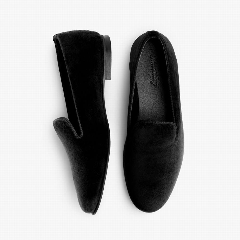 Thursday Boots Eden Naisten Loafers Mustat | GLD9538EE