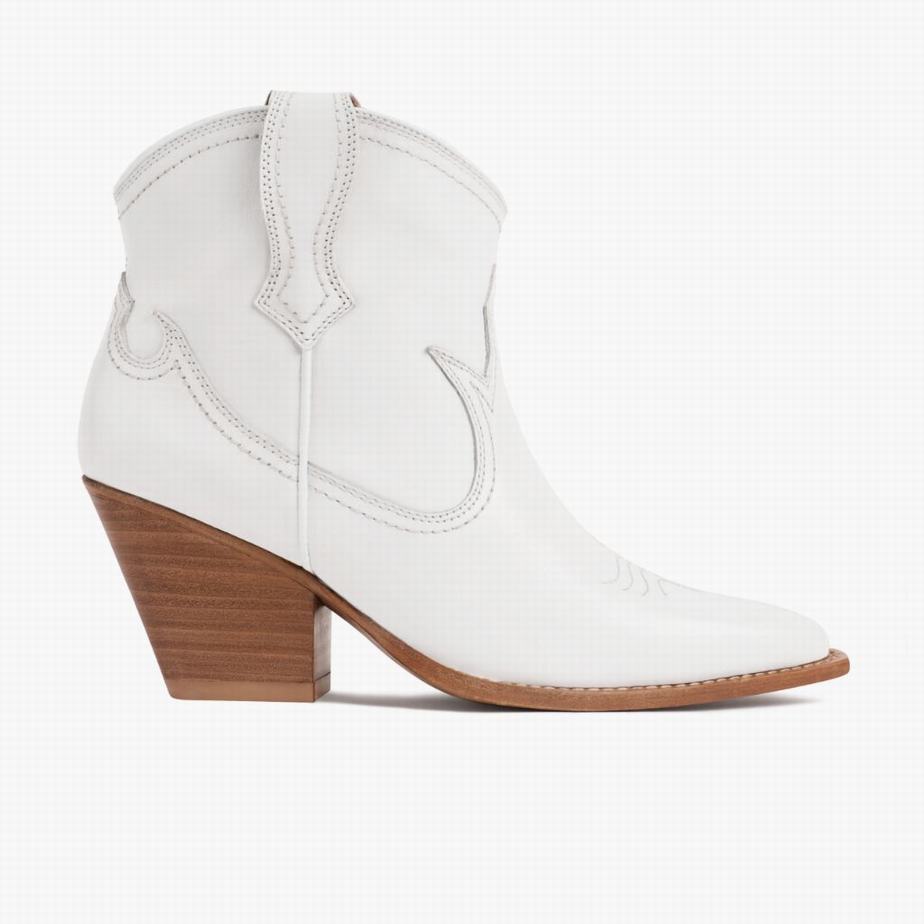 Thursday Boots Indio Naisten Western Saappaat Valkoinen | RHE7761FU