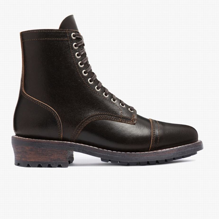 Thursday Boots Logger Miesten Nauhasaappaat Kahvi | GLQ3571DB