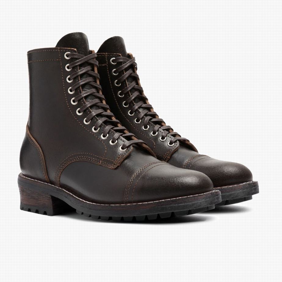 Thursday Boots Logger Miesten Nauhasaappaat Kahvi | GLQ3571DB