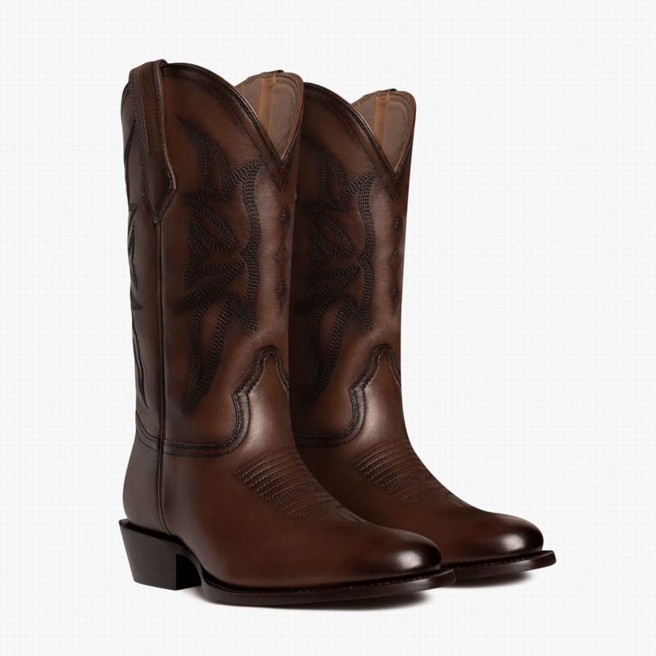 Thursday Boots Maverick Miesten Western Saappaat Brandy | LLF7922IT