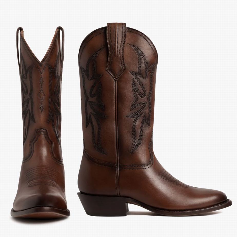 Thursday Boots Maverick Miesten Western Saappaat Brandy | LLF7922IT