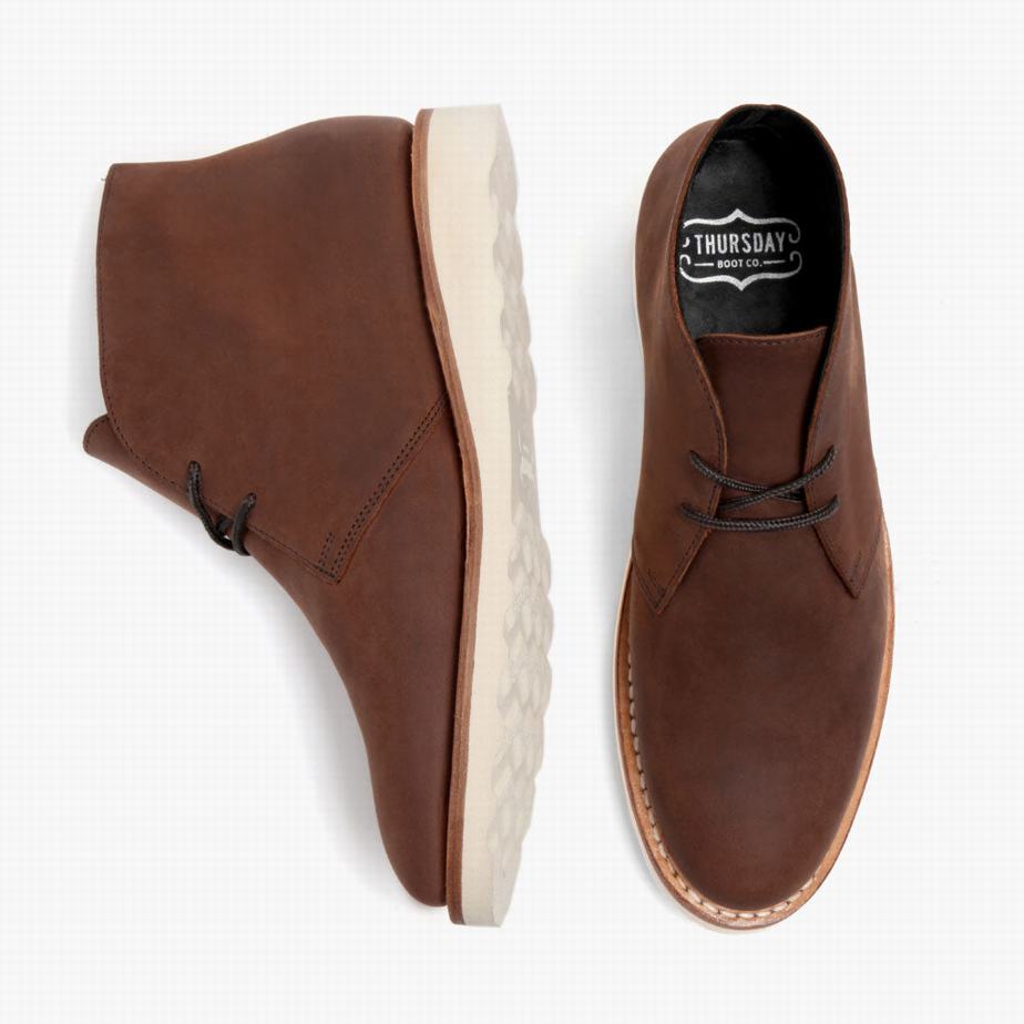 Thursday Boots Scout Miesten Chukka Saappaat Suklaa | UZB27BR