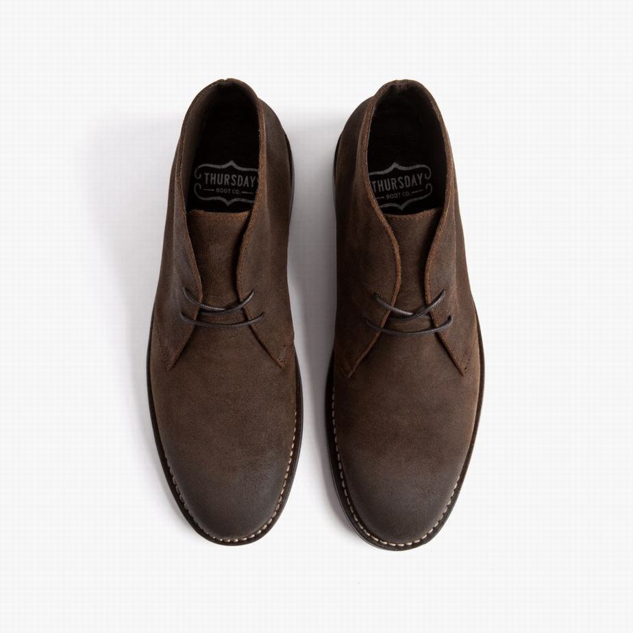 Thursday Boots Scout Miesten Chukka Saappaat Mocha | TJM913OS