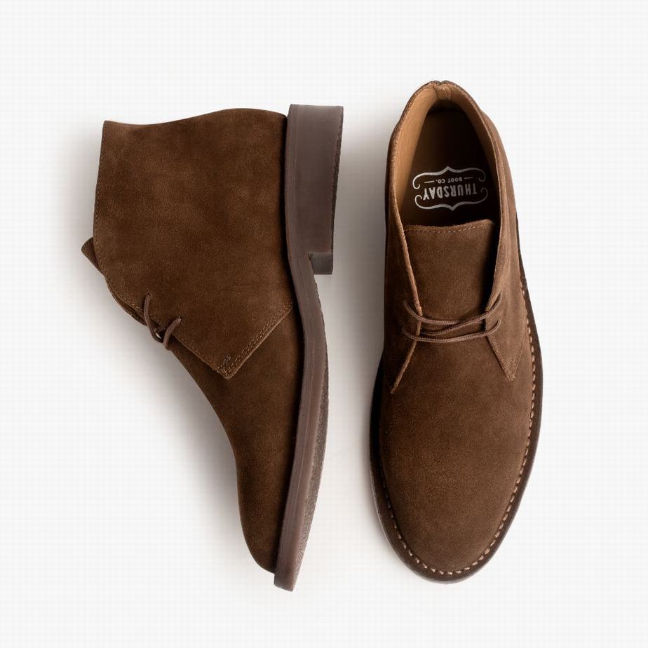 Thursday Boots Scout Miesten Chukka Saappaat Suklaa | HZW5431VU