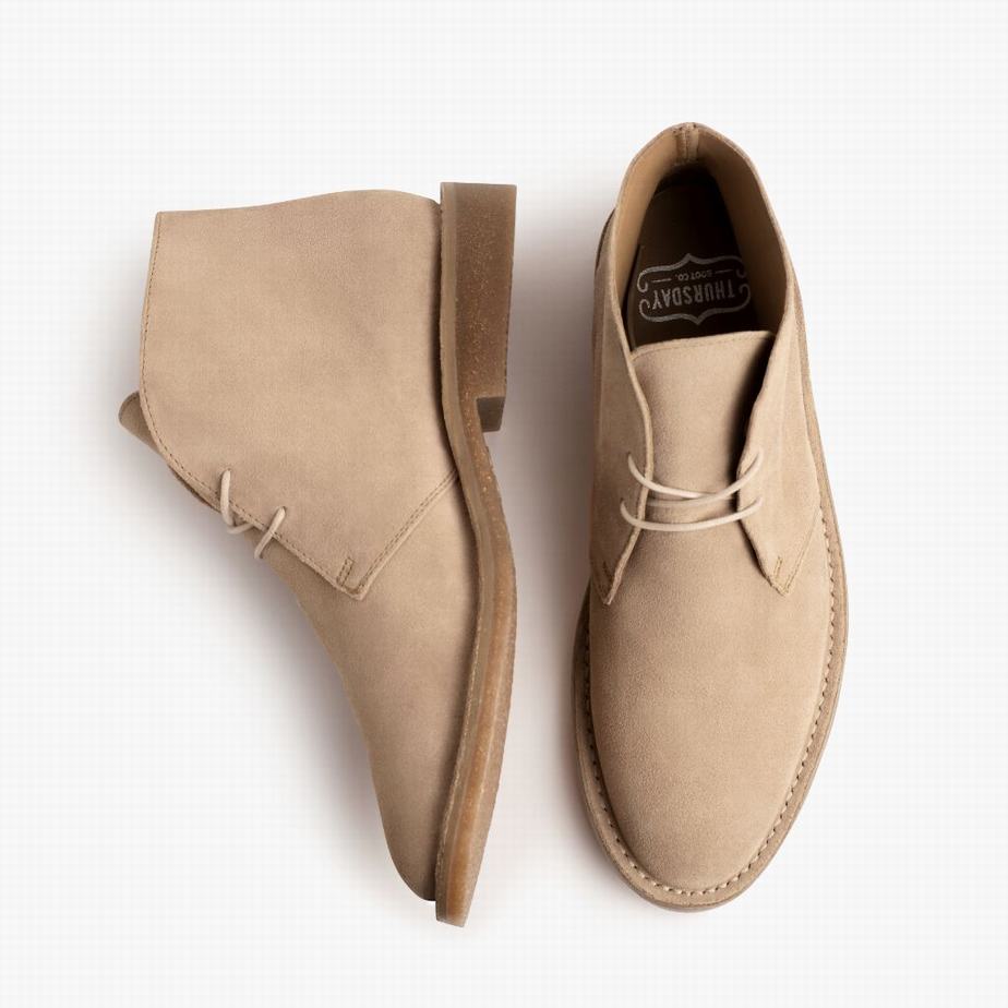 Thursday Boots Scout Miesten Chukka Saappaat Dune | SME8689UD