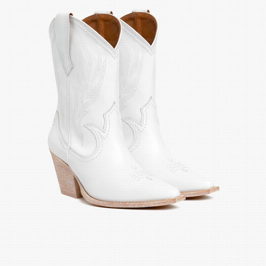 Thursday Boots Sierra Naisten Western Saappaat Valkoinen | JAQ4346SK