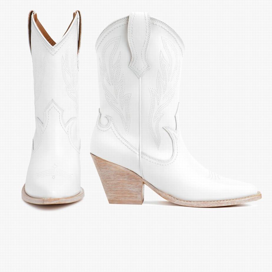 Thursday Boots Sierra Naisten Western Saappaat Valkoinen | JAQ4346SK