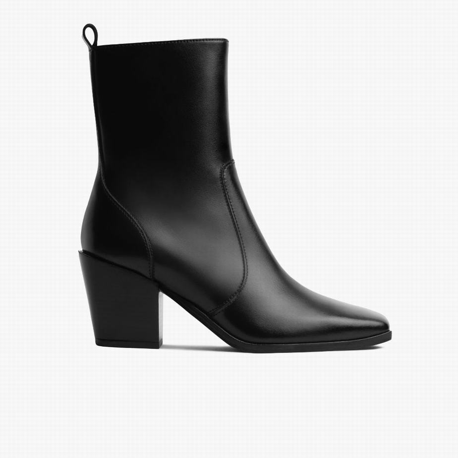 Thursday Boots Soho Zip Naisten Saappaat Mustat | ZUU148JR