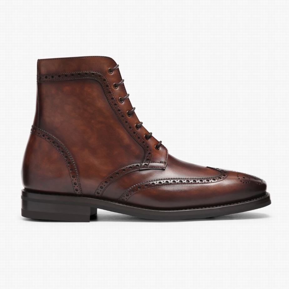 Thursday Boots Wingtip Miesten Nauhasaappaat Suklaa | WBU3340QU