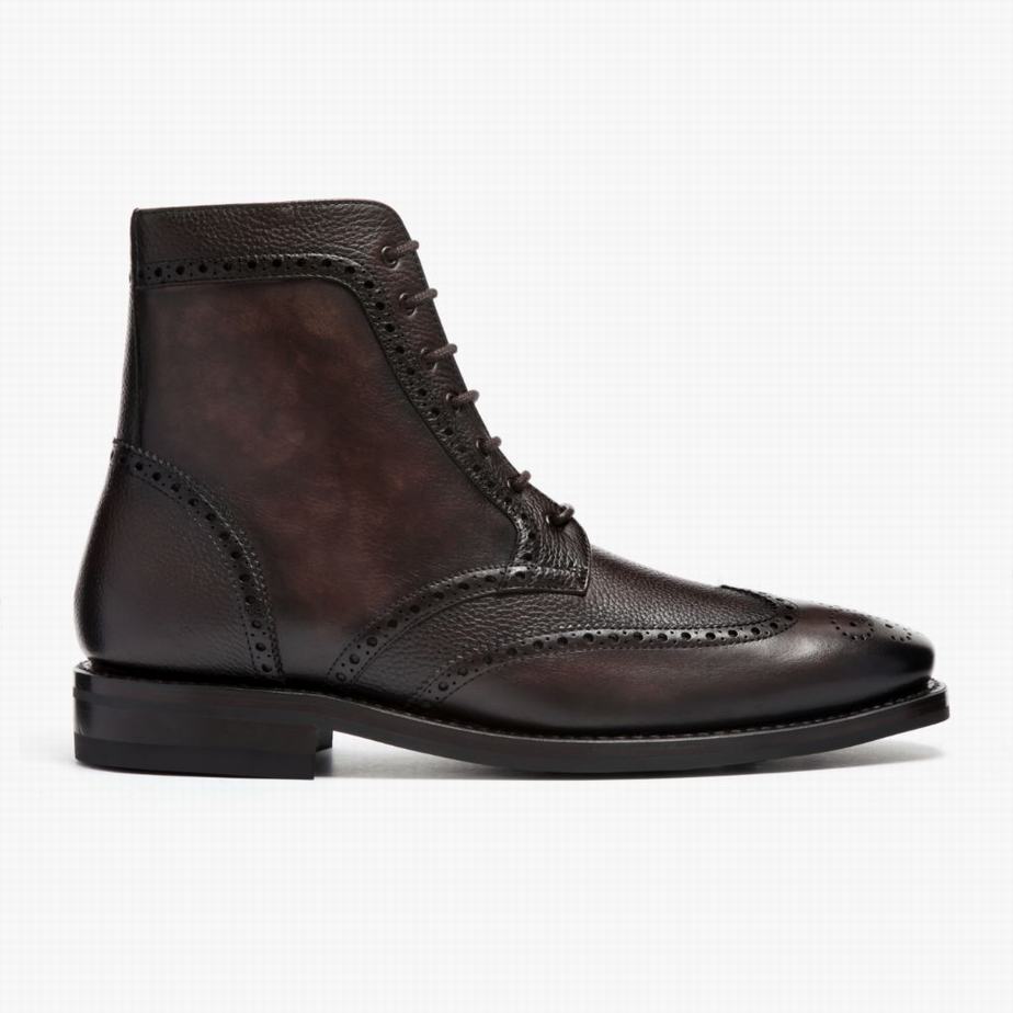 Thursday Boots Wingtip Miesten Nauhasaappaat Kahvi | VIX9422QR