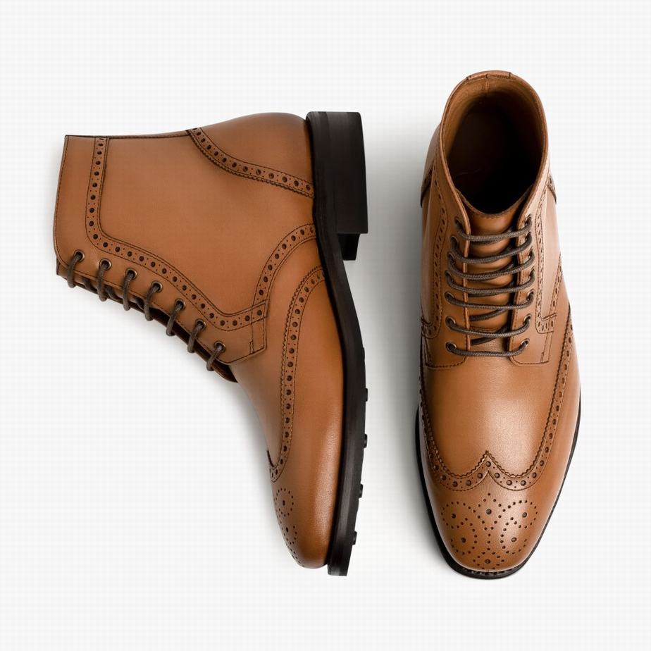 Thursday Boots Wingtip Miesten Nauhasaappaat Ruskea | CVA2691BJ