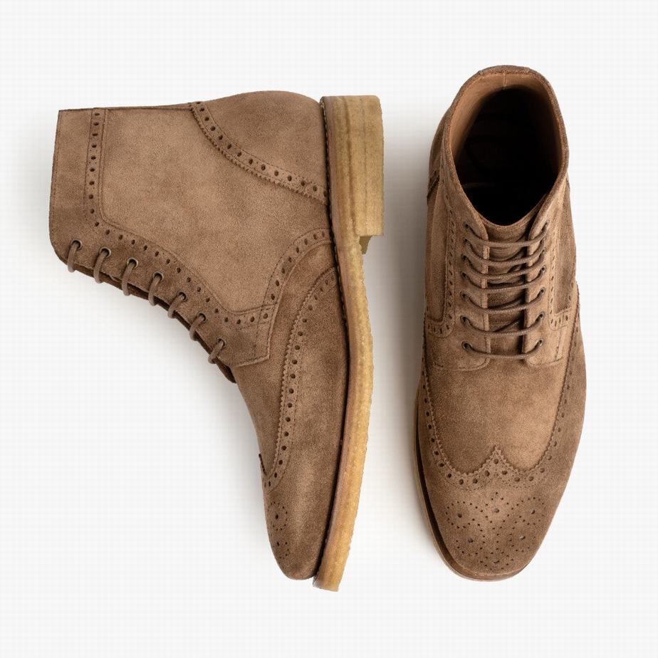 Thursday Boots Wingtip Miesten Nauhasaappaat Ruskea | TGF4256JA